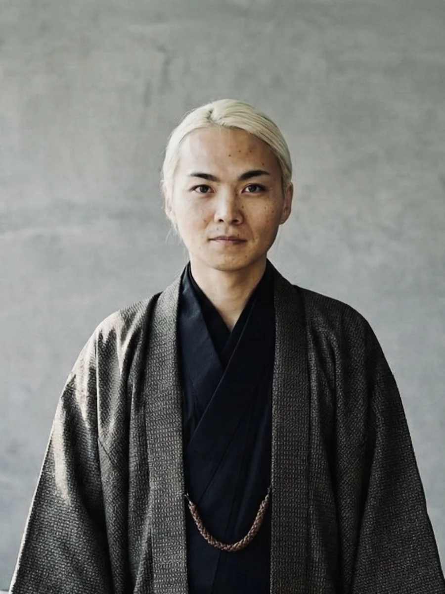 和装の柴垣道宏